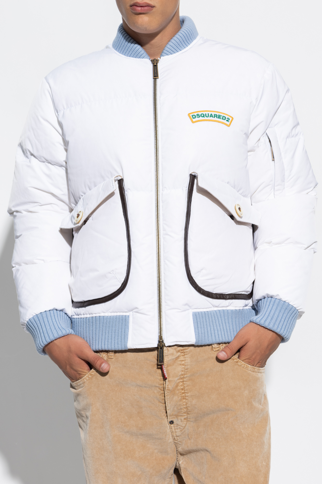 White Down jacket with logo Dsquared2 - Vitkac Canada